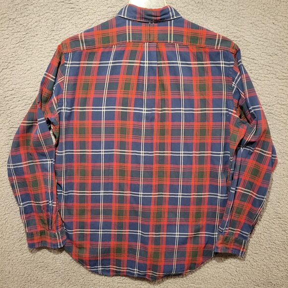 Ralph Lauren Classic Fit Plaid Button Up Longsleeve Shirt Large - Picture 6 of 9